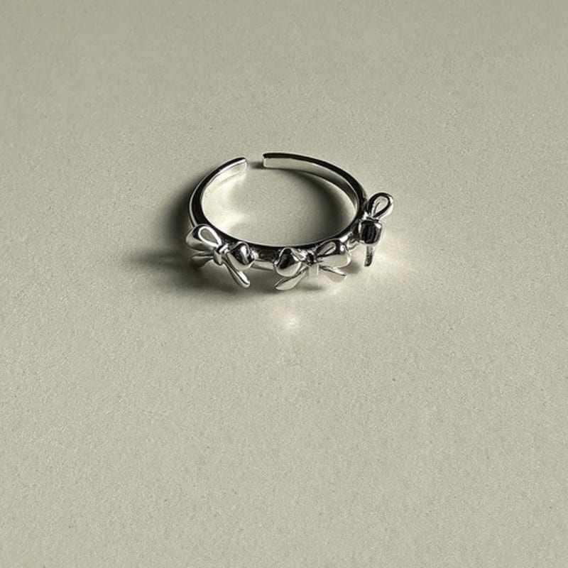 Mosxe [925silver] Triple Ribbon Ring
