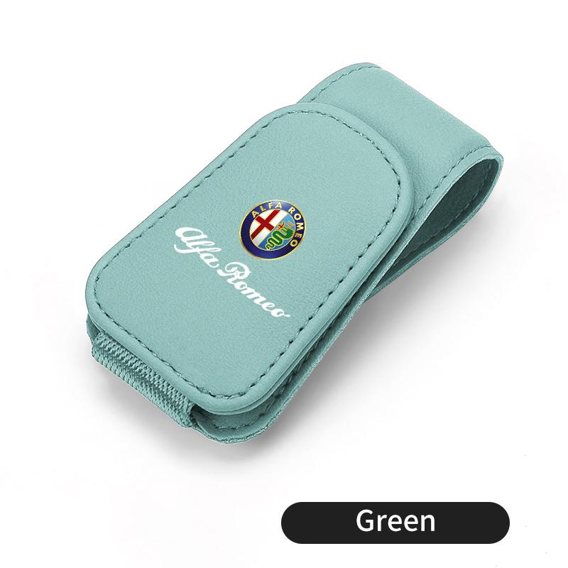 Dla Samochodu Alfa Romeo Uchwyt na Okulary Przeciwsłoneczne Magnetyczny Przenośny Klips do Kart z Biletami Akcesoria Samochodowe 159 Giulietta Giulia 147 Mito 156 159