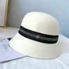 Nový dámský klobouk bucket zimní vlněný vintage elegantní dámský fedora plstěný klobouk módní francouzský buřinkový sombrero vlněný klobouk pokrývka hlavy