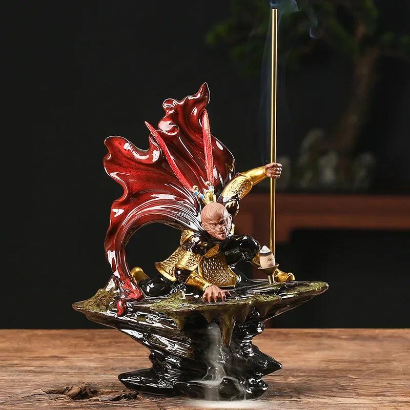 

1 шт. Керамическая аромалампа с обратным потоком Дек. Цитянь Дашэн Гостиная Башня Ароматерапия