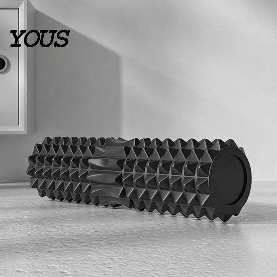 Back Massage Stick Foam Roller 4-Ball Stick, Deep Tissue Muscle Sore Pain Relief Arm Massager, Massager for Leg Belly