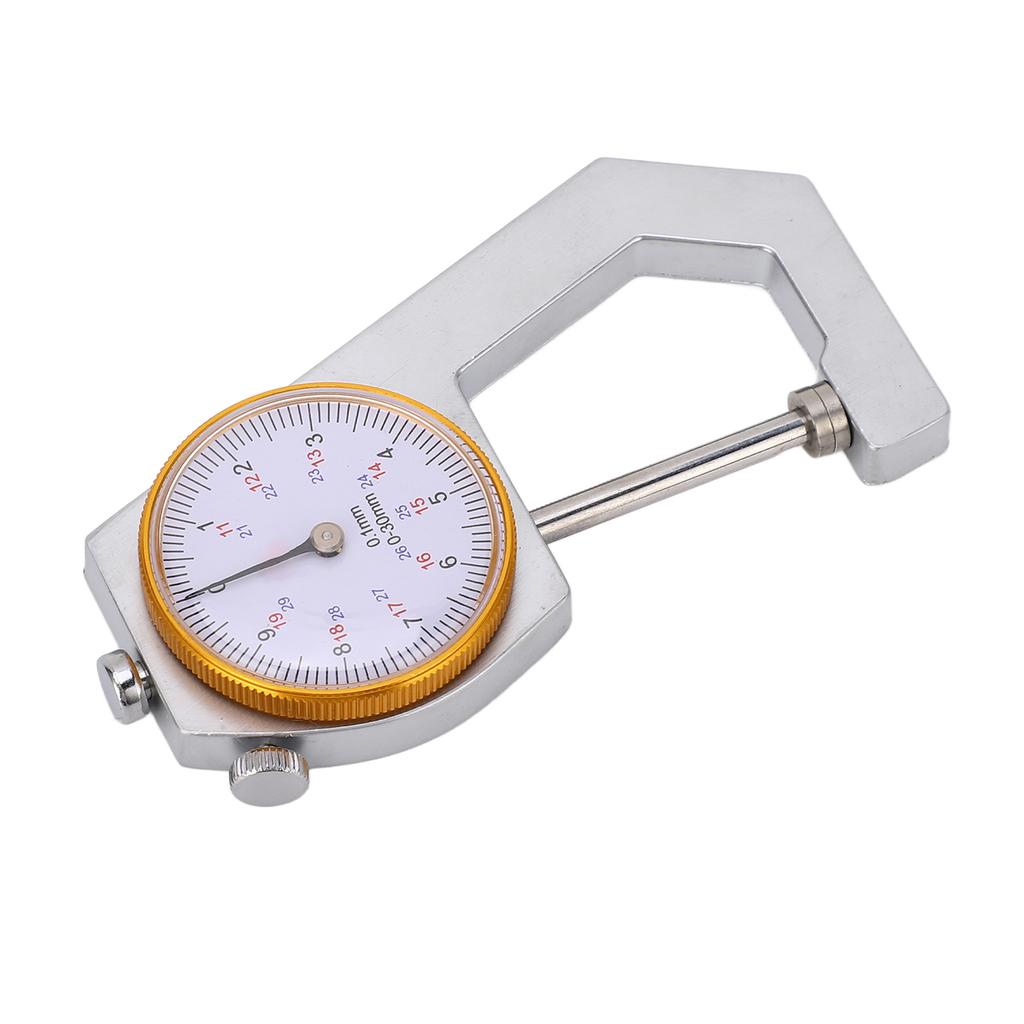 Flachkopf-Dickenmessgerät Hohe Genauigkeit Taschen-Dickenmesswerkzeug für Papier Folie Leder