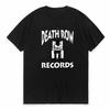 Death Row Records T Shirt Unisex Fashion West Coast Hip Hop United States TShirts Summer ONeck Print Unisex Pop Y2k Tshirt