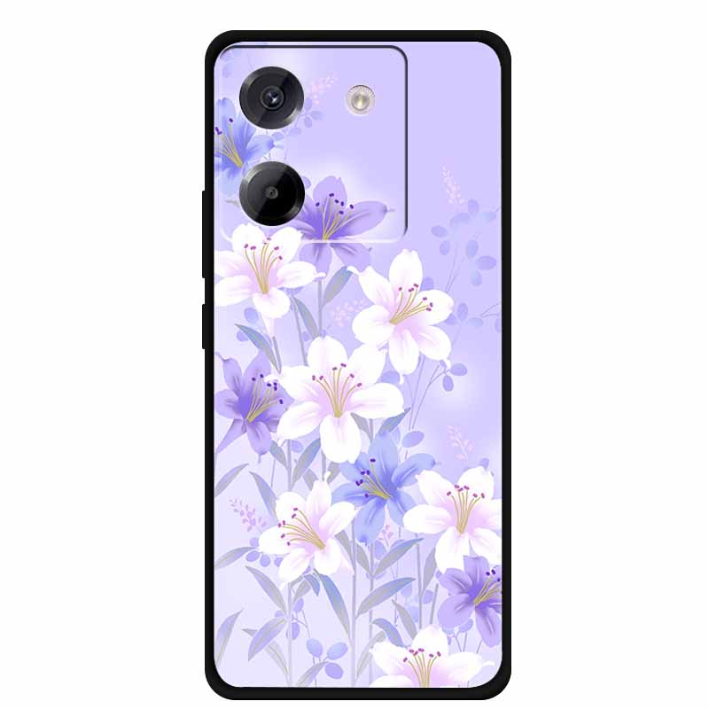For Xiaomi Poco M7 Pro 5G Case Cartoon Painting Style Soft Silicone TPU Back Cover Cases for Poco M7 Pro 5G Shockproof Cover New
