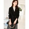 VICTORIA&VERA Women's Elegant Wool Blend Long Coat