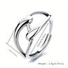 Minimalist cross-border ring, simple and elegant, light luxury, fashionable, unisex, for self-expression with a holiday vibe