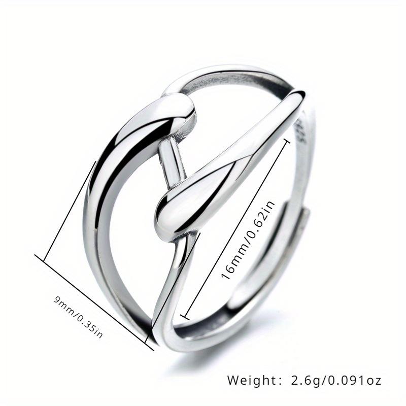 Minimalist cross-border ring, simple and elegant, light luxury, fashionable, unisex, for self-expression with a holiday vibe