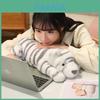 Peluche Tigre des Neiges, Coussin Doux en Animal, Cadeau pour Enfants et Adultes
