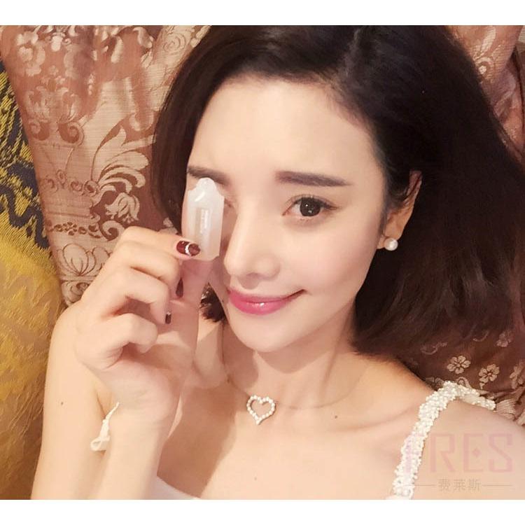 Love Heart Necklace Full Diamond Micro-inlay Girl Pendant Cross Necklace Versatile