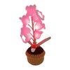 Versatiles Home Accent Crochet Valley Potted Plant LED Night Lights Suitable for Living Room or Stable
