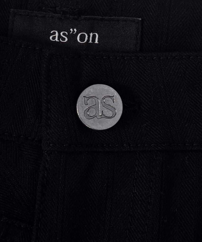 Aejeuon Tina Twill Pants / Black