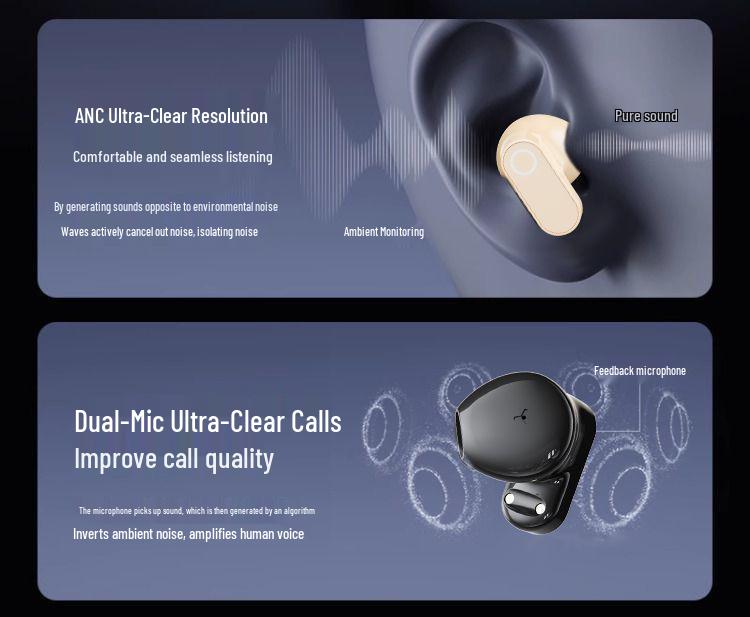 B-20 New Style Short Handle Noise-Cancelling Bluetooth Earphones: High-Quality Sound, Long Battery Life, Comfortable Fit.