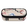 Stationery Pencil Case Casual 300D Polyester Easy Open Zipper with Main Pocket Mesh Layer and Removable Pen Divider for Boys Girls