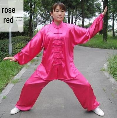 Premium Cotton-Silk Tai Chi Suit: Unisex Long Sleeve Stand Collar for Martial Arts & Morning Exercise