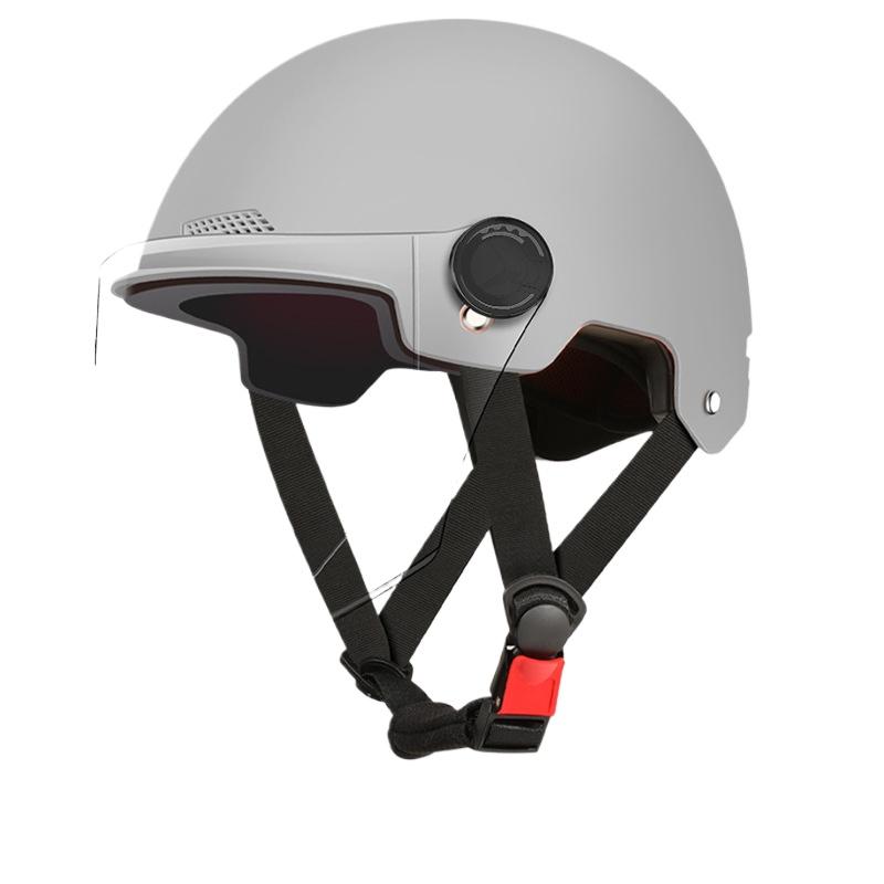 Helmet Electric Vehicle Women and Men Motorcycle Battery Car Half Helmet Summer Sun Protection Full Helmet Wholesale Riding Breathable and Lightweight