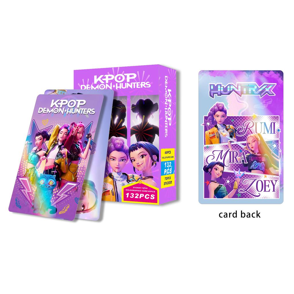 132 Double Sided HD Color Printed Photo Cards Of Anime Characters, Anime Peripheral Collection Cards, Stickers And Greeting Cards