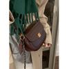 Bag New Leather Saddle Bag Autumn and Winter Women's Bag Retro Underarm Bag Premium Messenger Small Bag Luggage