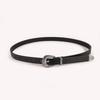 Golden Smear Three-piece Set of Small Fragrant Belt Carved Women's Western Buckle Versatile Fashion