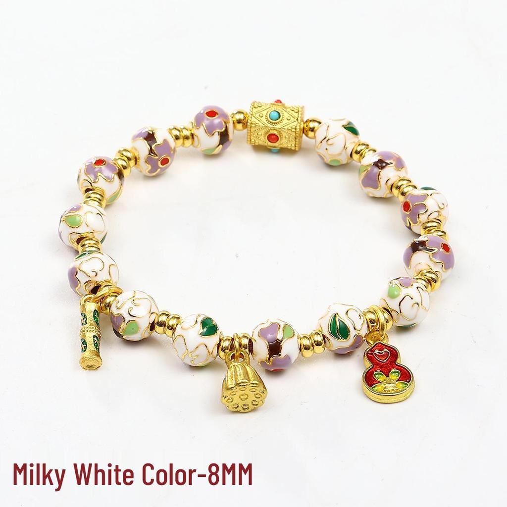 Cloisonné Bracelet - Valentine's Day & Birthday DIY Gift, Ethnic Style Jewelry
