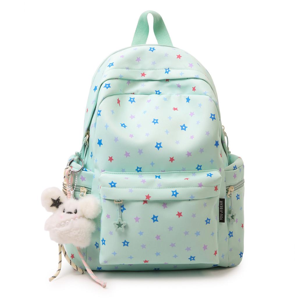 Schoolbag Japanese cute casual schoolbag female junior high school high school student backpack lightweight niche student travel backpack