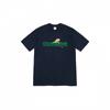 BOX Crew Neck Short Sleeve Shirt Navy S41