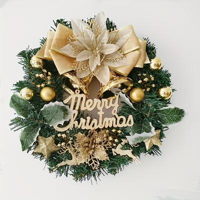 High Quality1pc, Festive Christmas Wreath and Holiday Decorations for Home and Room Decor - Add a Touch of Joy and Cheer To Your Space