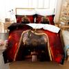 3D Print Anime Vinland Saga Beddengoed Set Eenpersoons Twin Volledig Queen King Maat Bed Set Volwassene Kind Slaapkamer Dekbedovertrek Sets Hometextiel