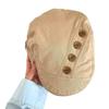 Unisex Cotton Beret With Sun Protection And Adjustable Fit For Spring And Autumn Wear