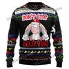 PLstar Cosmos Unicorn Merry Christmas 3D Printed Men's Ugly Christmas Sweater Winter Unisex Casual Knit Pullover Sweater ZZM35