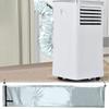 Flexible Air Conditioning Ventilation Hose Cover Thermal Insulated Sleeve for Exhaust Pipes Adjustable Straps Included