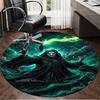 Magical Aura Witch Round Rug for Livingroom,Bedroom, Palyroom, Chair Rug, Area Rug, Circle Carpet, Large Size Fan Christmas Gift