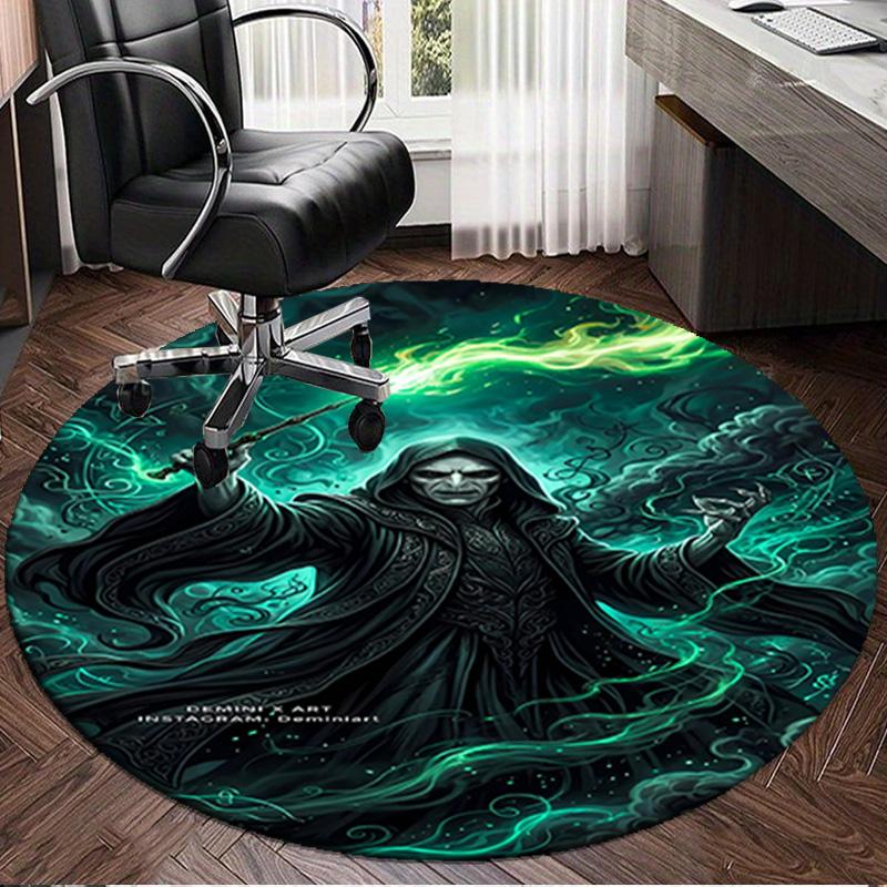 Magical Aura Witch Round Rug for Livingroom,Bedroom, Palyroom, Chair Rug, Area Rug, Circle Carpet, Large Size Fan Christmas Gift