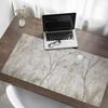 Vinyl Desk Mat with Delicate Plant Print Patterns 120x60 Cm