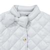 The Coffee Bean   Tea Leaf Ivory Ribbon Quilting Coat Ba12ct02iv