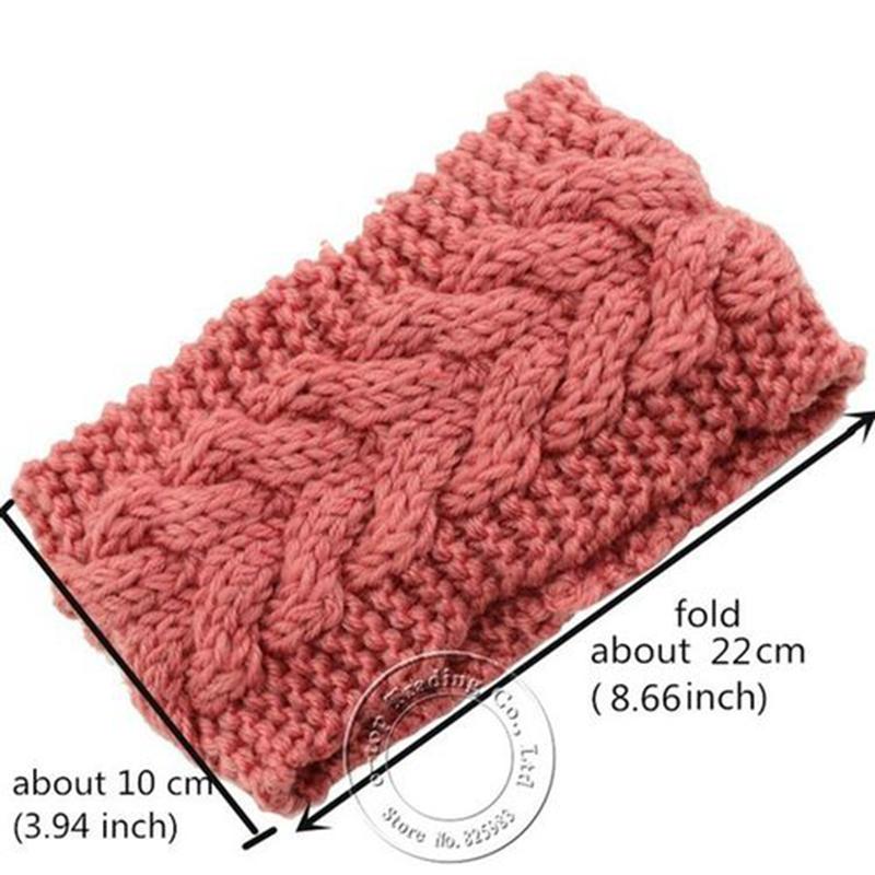 2 Stück Gestrickte Stirnbänder – Warme Häkel-Turbane Für Frauen & Mädchen, Elastisch & Stylisch