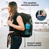 COR Surf Travel Backpack  Flight Approved Carry-On Laptop Backpack with Secret Passport Pocket  Island Hopper (28L, Lava Red)