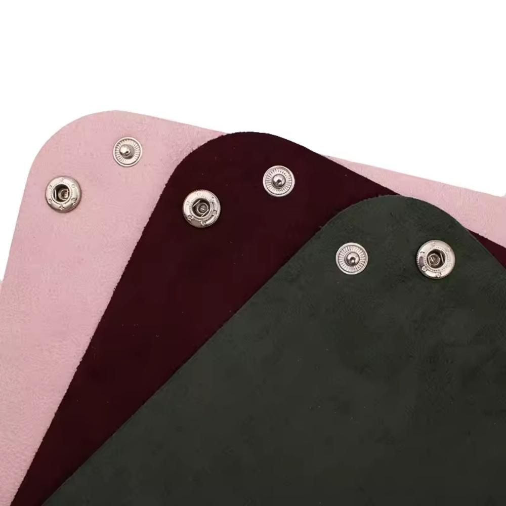 1pc 9.84inX9.84in Leather Storage Box Desktop Storage Tray Jewelry Cosmetic Key Stuff Storage Basket Folding Table Organizer