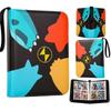 52 Style 400pcs  Card Album 2x2 Loose-leaf Large Capacity Leather Anime Zipper Card Collection Photo Album