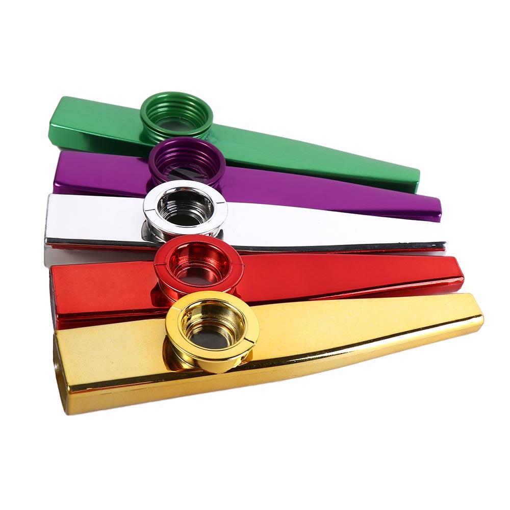 Instruments Diaphragm Mouth Kazoos Aluminium Zinc Zinc Alloy Musical Instruments Flutes  Kids Party Gift