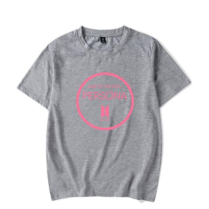 Map Of The Soul Persona BTS T-Shirt Unisex Casual Baumwollmischgewebe mit auffälligem Grafikdesign