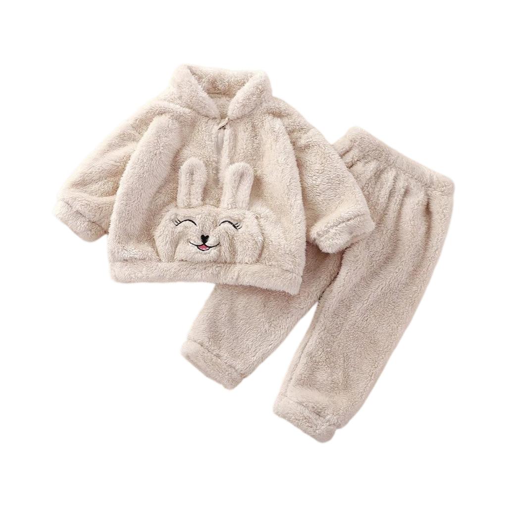 Baby Cute Wool Knit Toddler Pajama Loungewear Set