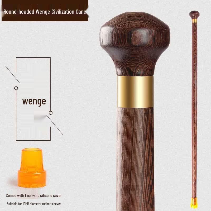 Redwood Walking Cane for Elderly 77cm