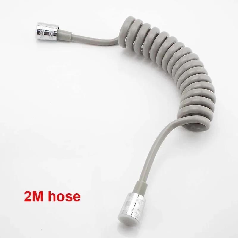 3M Flexible Spring Shower Head Hose Tube Plastic Water Toilet Bidet Sprayer Telephone Line Soft Hoses Bathroom Accessories