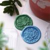 Flower Embossed Wax Seal Stamp Head for Wedding Invitation Envelope, Flower Textured Wax Seal Stamp Head