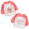Cute Baby Bibs Toddler Baberos Bavoir Waterproof Long Sleeve Apron Cartoon Animals Children Feeding Smock Bib Baby Stuff 0-3Y