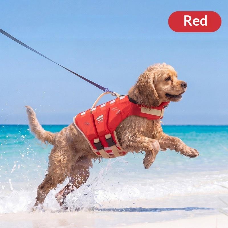 Summer Dog Life Jacket Buoyancy Suit Pet Supplies Golden Retriever Large Dog Swimming Life Jacket