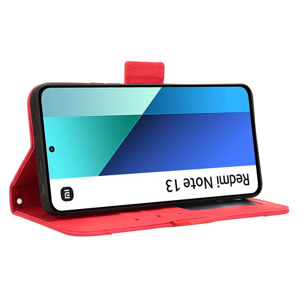 For Xiaomi Redmi Note 13 4G Leather Case Phone Cover with Multi Card Slots