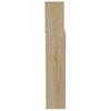 Headboard with Shelves Sonoma Oak 200 x 19 x 103.5 cm