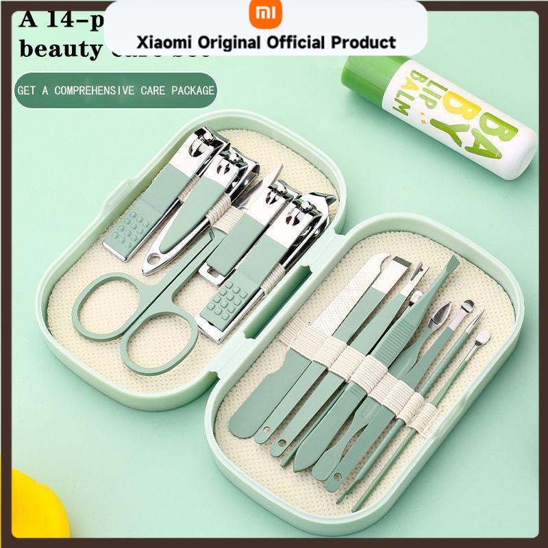 Xiaomi Nail Clipper Set, Box Toolkit, Nail Pliers, Manicure, Nail Clippers, Pedicure Set, Ear Pick, Complete Set Of Manicure Tools