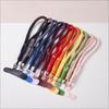 Adjustable Universal Braided Short Mobile Phone Lanyard Strap Hanging Chain Ring With Patch Wrist Strap Cell Phone Detachable